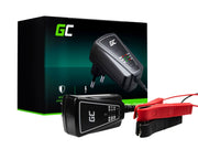 Green Cell ACAGM06 Chargeur de batterie pour véhicules 12/6 V Noir