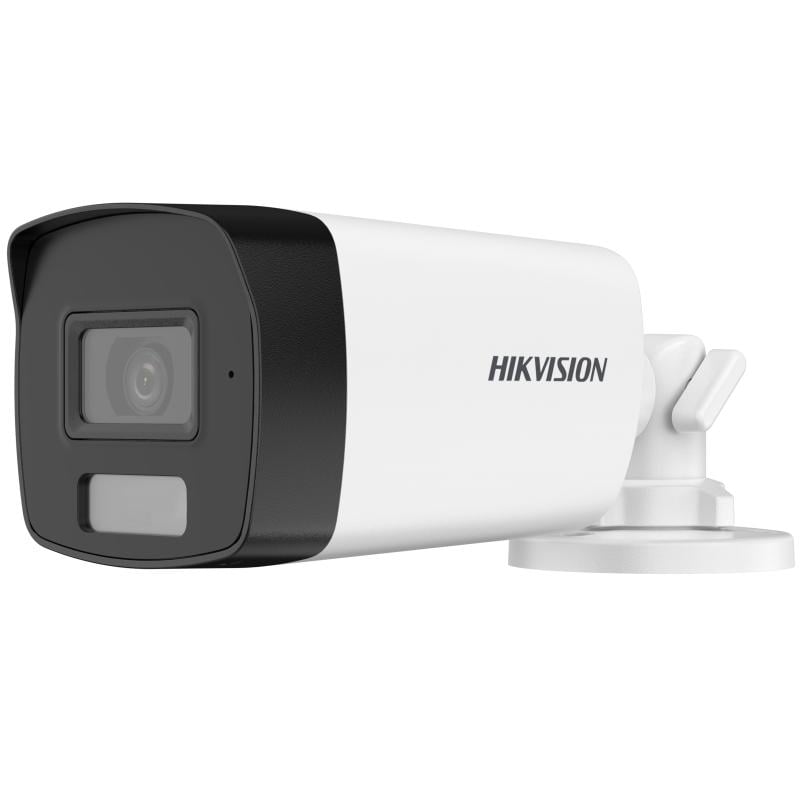 Hikvision DS-2CE17D0T-LFS(2.8mm) Caméra Bullet Fixe Audio a Lumiere Hybride Intelligente 2MP