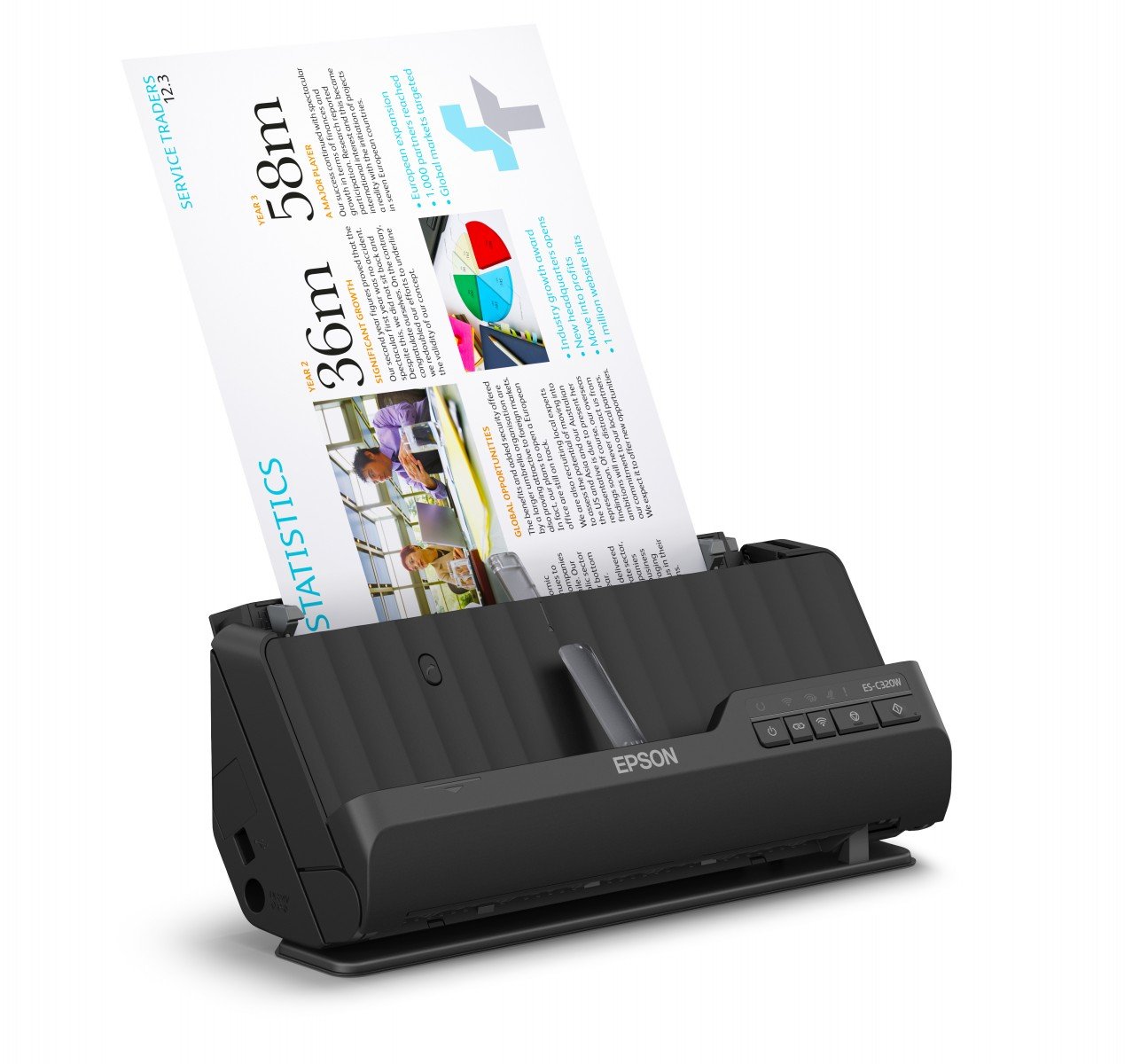 EPSON WorkForce ES-C320W Scanner 30ppm