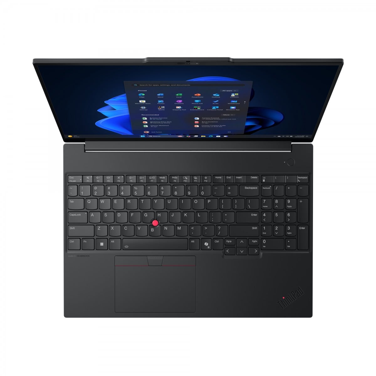 "Lenovo ThinkPad E16 Gen 3 (AMD) AMD Ryzen™ 7 250 Ordinateur portable 40,6 cm (16"") WUXGA 16 Go DDR5-SDRAM 512 Go SSD Wi-Fi 6E (802.11ax) Windows 11 Pro Noir Ang"