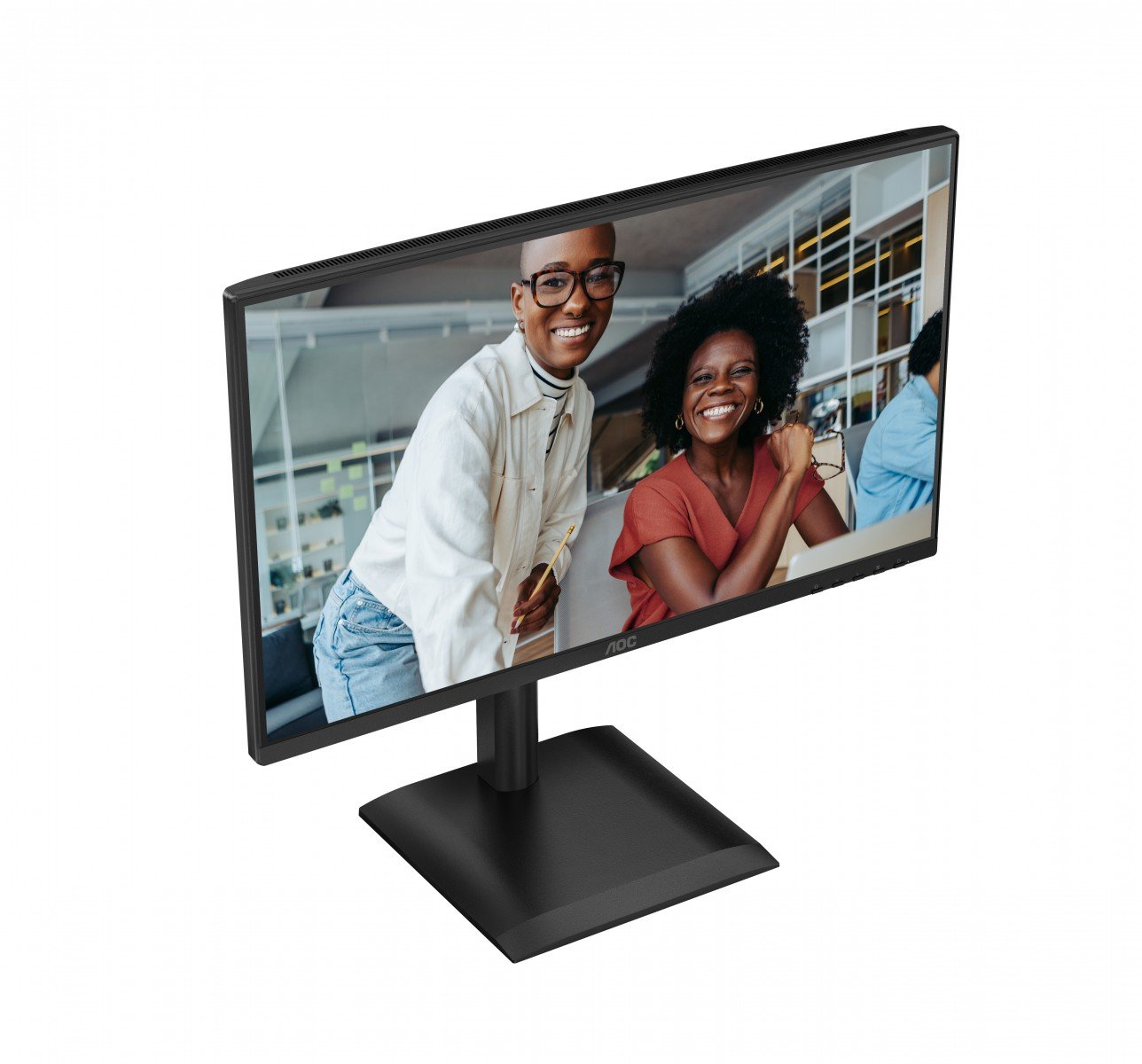 AOC 24E4CV - Écran LED - 24"-1920 x 1080 Full HD @ 120 Hz - IPS - 300 cd/m² - 1500:1 - 4 ms - HDMI, DP, USB-C - HP - GAR 5 ans