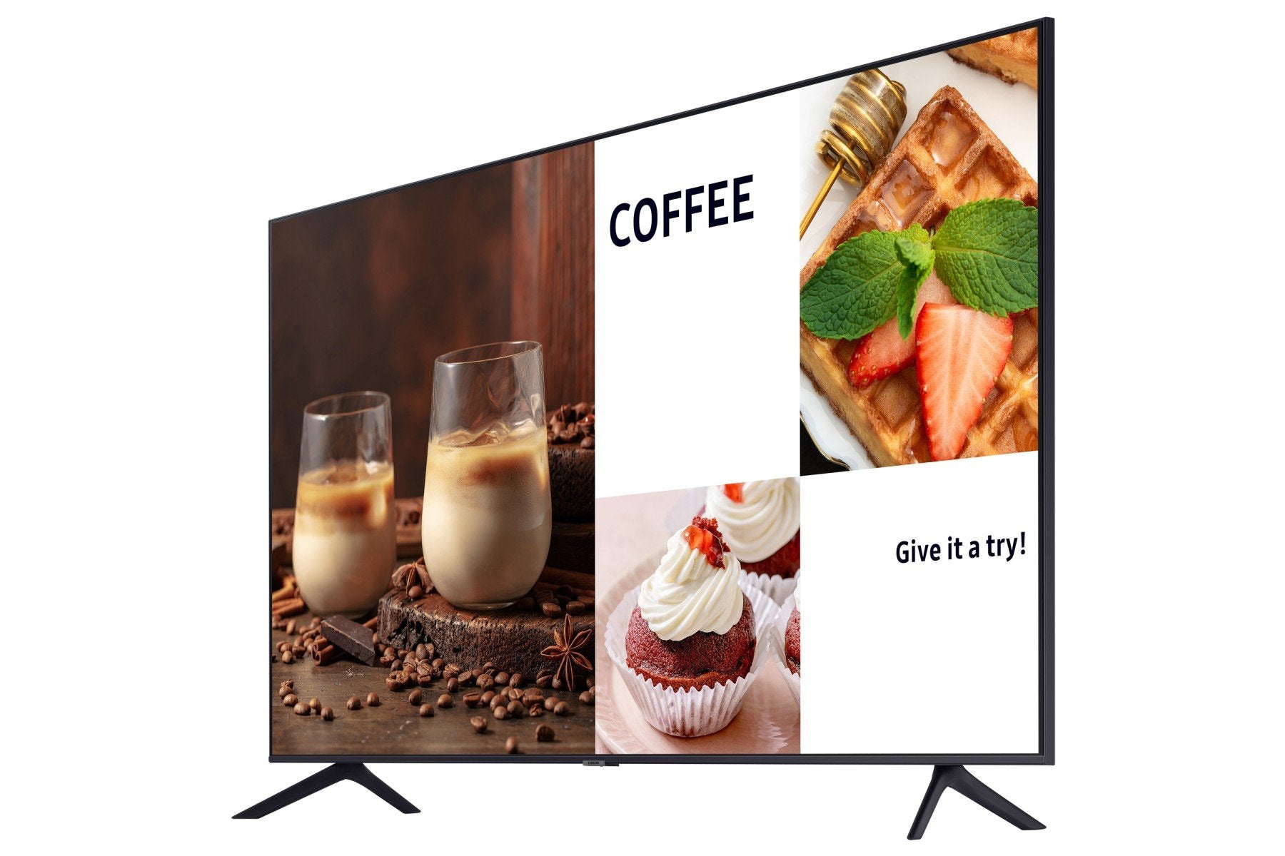 "Samsung LH55BECHLGUXEN affichage de messages Panneau plat de signalisation numérique 139,7 cm (55"") LED Wifi 4K Ultra HD Noir Intégré dans le processeur Tizen"