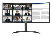 "LG 34WR55QK-B écran plat de PC 86,4 cm (34"") 3440 x 1440 pixels Wide Quad HD Noir"