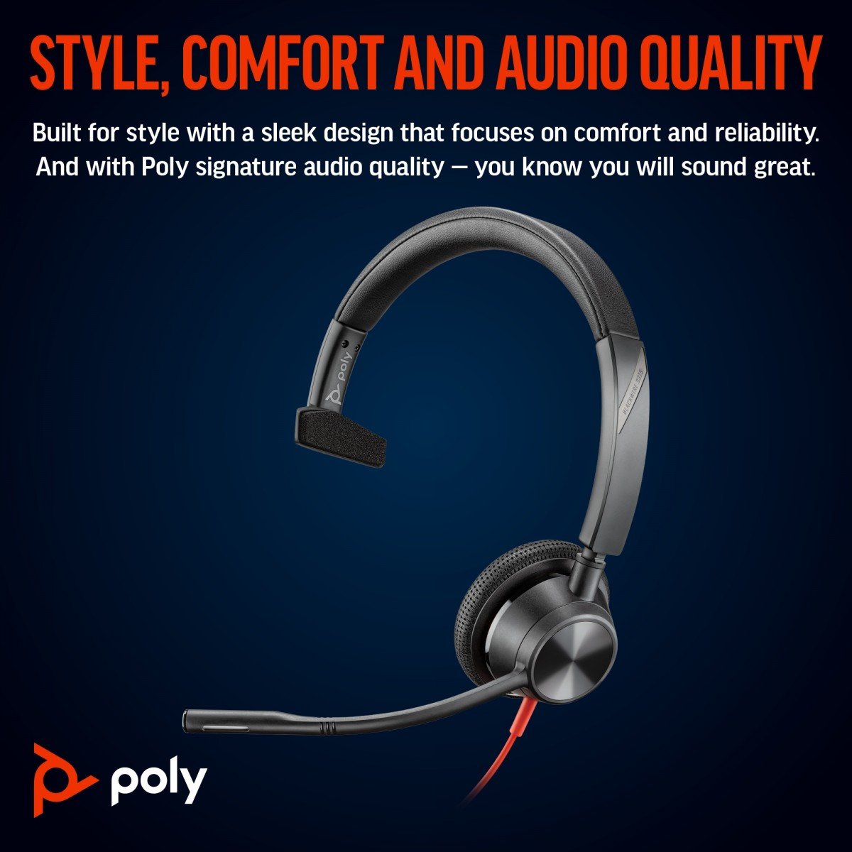 Poly BW 3315 USB-C HS+3.5mmP+USB-C/A