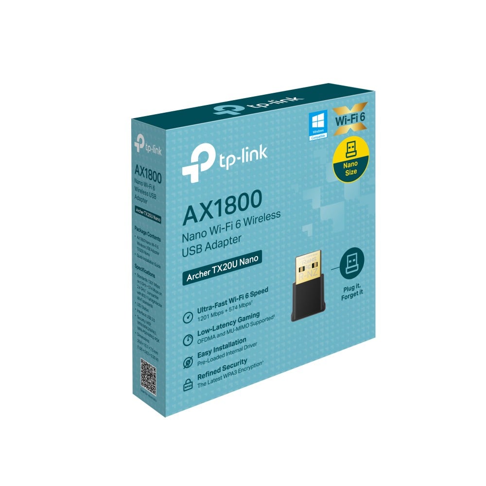 TP-LINK AX1800 Nano Dual Band Wi-Fi 6 USB Adapter