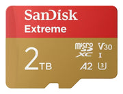 Extreme microSDXC 2TB+SD Adapt 240MB/s