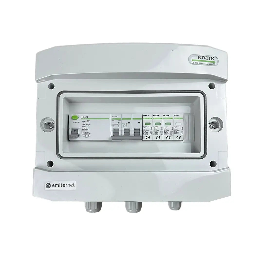 EMITER EM-909N_AC Rozdzielnica AC, IP65, SPD AC Noark typ 1+2, wy³¹cznik nadpr¹dowy 40A 3-F, RCD typ A 63A/300mA