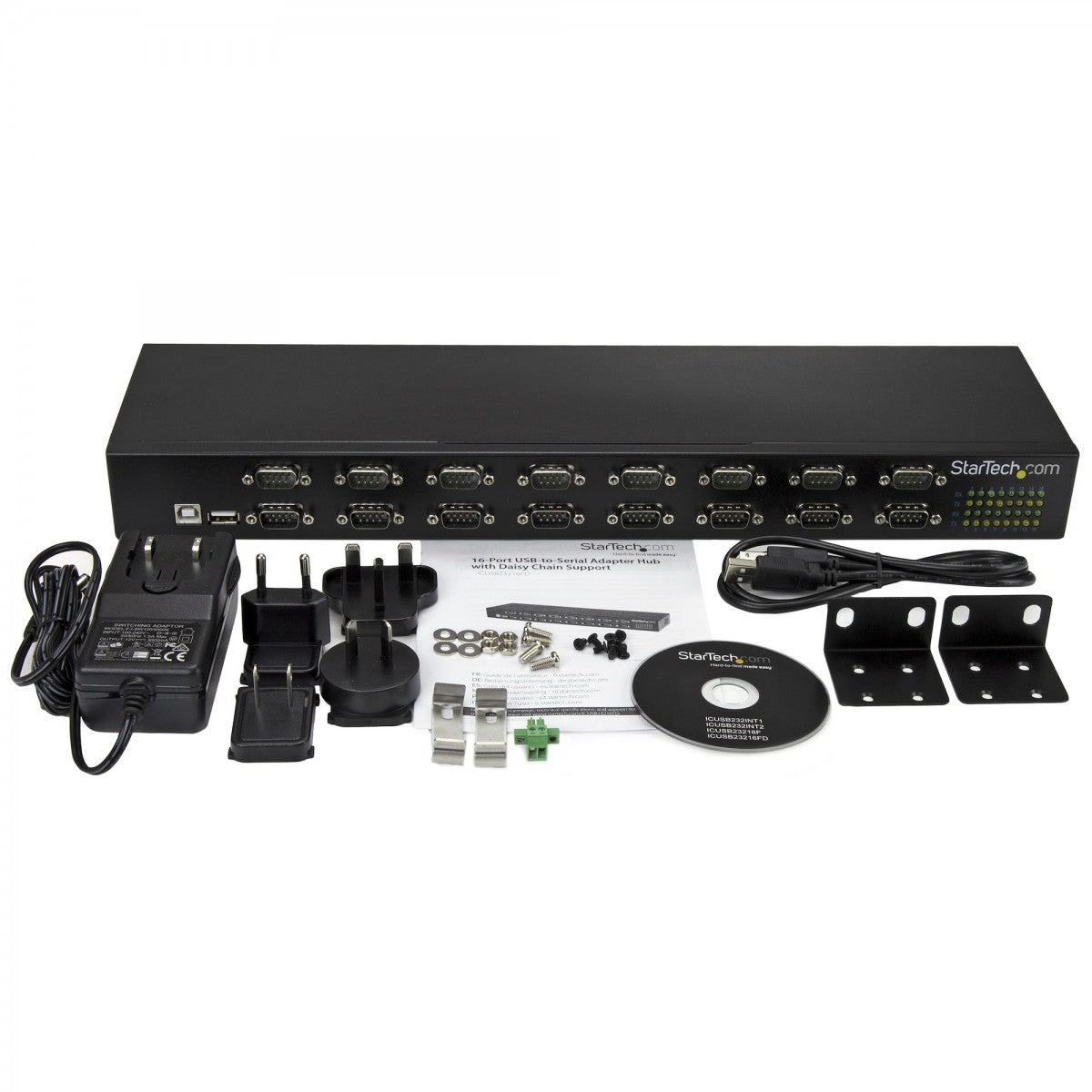 16 Port USB to Serial RS232 Adapter Hub