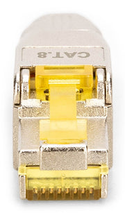 Connecteur modulaire RJ45 cat.8.1, PoE++, 25/40GbE, blindé, vissable, sans outil, AWG 26-22