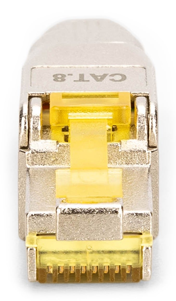 Connecteur modulaire RJ45 cat.8.1, PoE++, 25/40GbE, blindé, vissable, sans outil, AWG 26-22