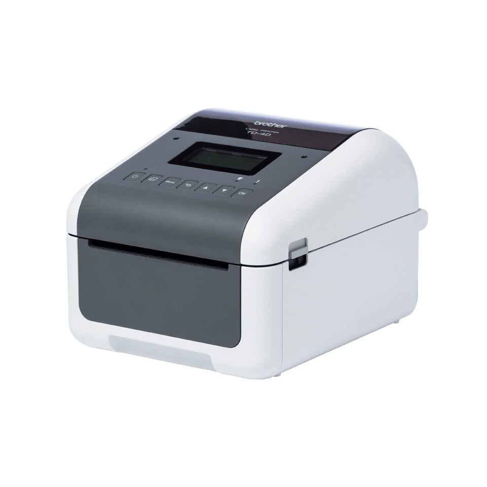 BROTHER TD-4550DNWB Label printer direct thermal 118mm 300x300dpi 152.4mm/sec USB 2.0 LAN serial Wi-Fi USB host Bluetooth 4.2