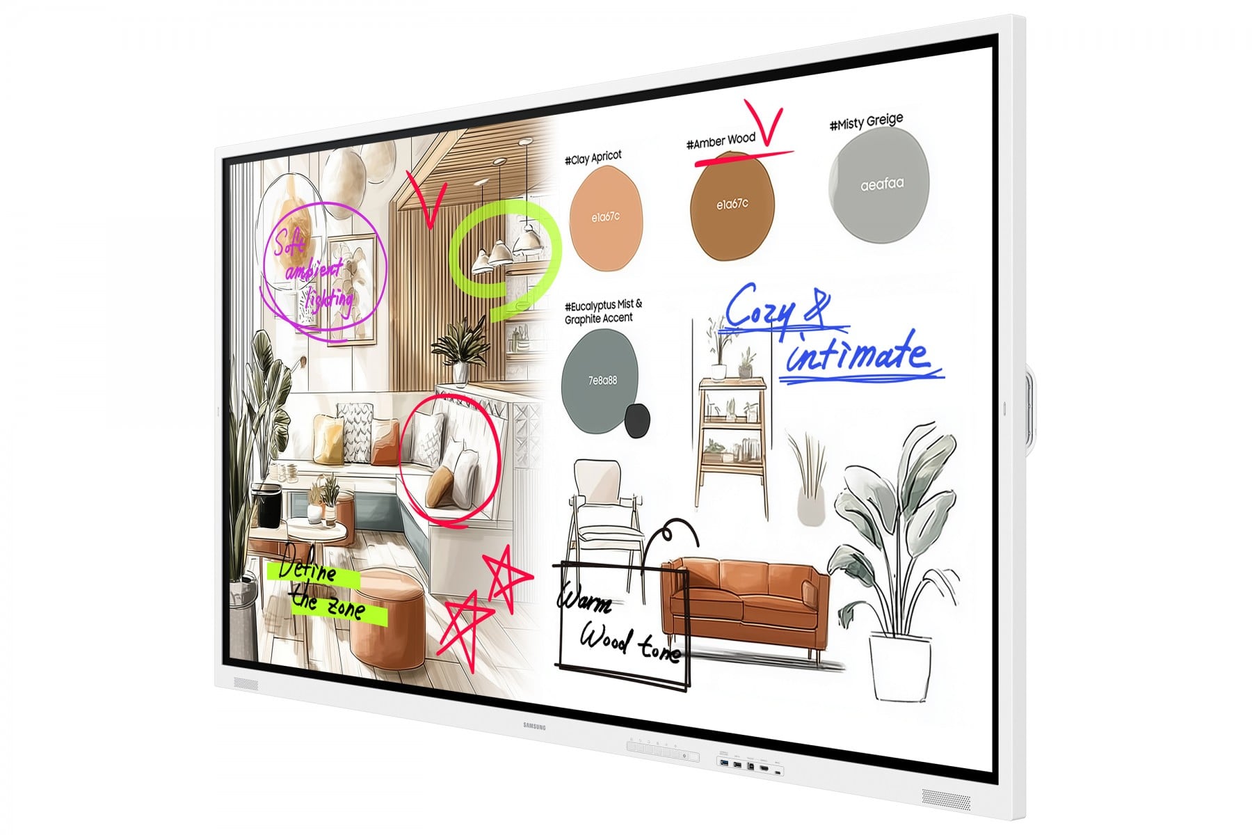 Samsung Flip Pro 75" UHD WM75F-X