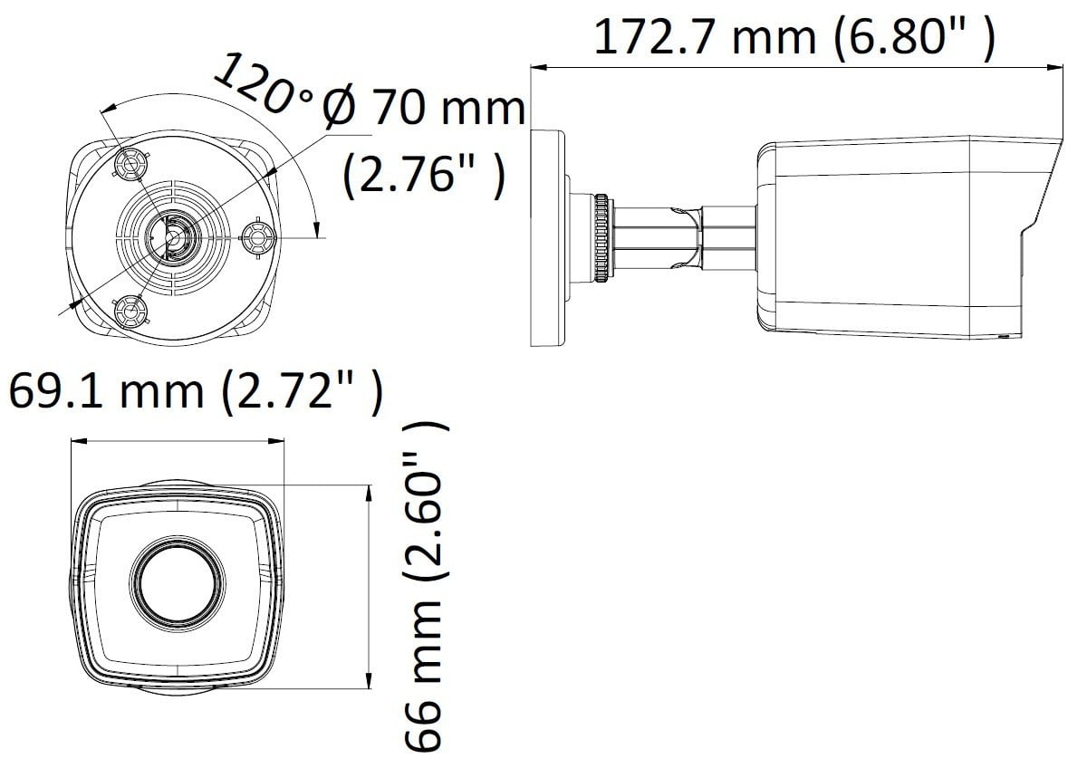 Hikvision DS-2CD1021-I(2.8mm)(F) 2 MP Fixed Bullet Network Camera