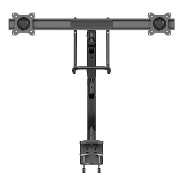 Desk Mount Dual Monitor Arm 32in -Handle