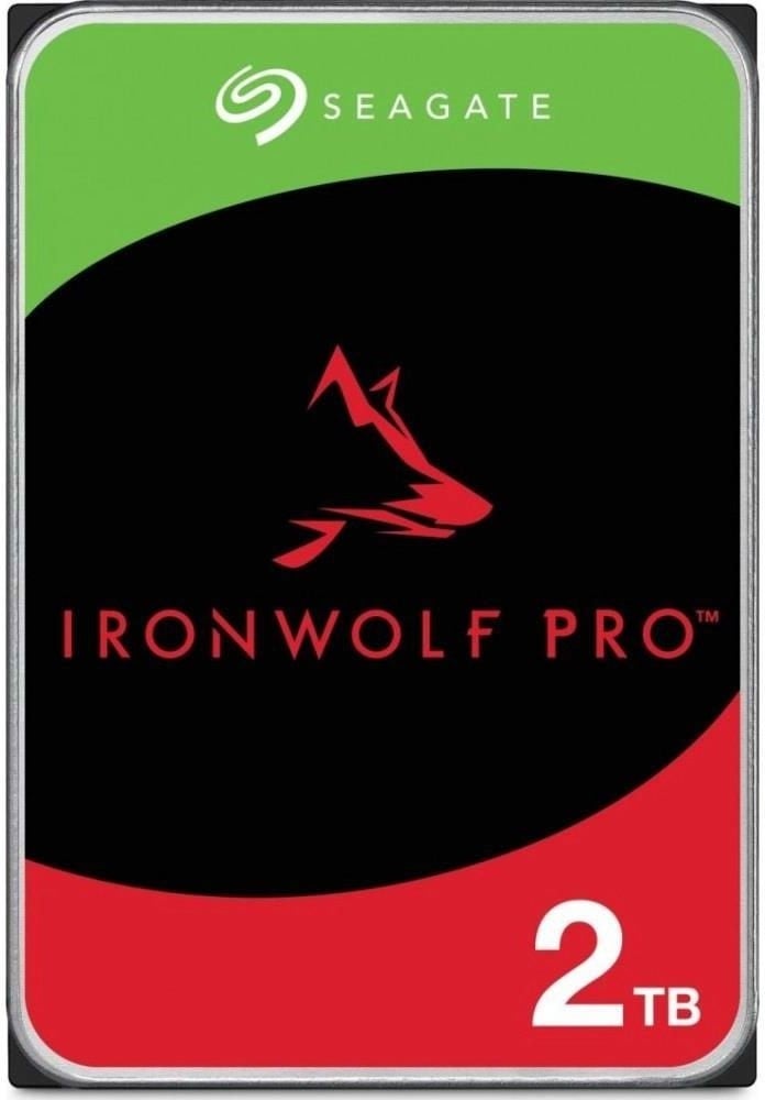 SEAGATE Ironwolf PRO Enterprise NAS HDD 2To 7200rpm 6Gb/s SATA 256Mo cache 8.9cm 3.5p 24x7 for NAS & RAID Rackmount systems BLK