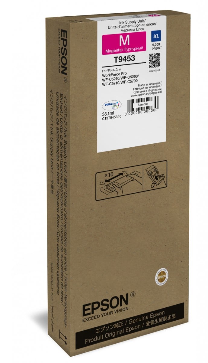 EPSON 2LB WF-C5xxx Series Ink Cartridge XL Magenta 5000s