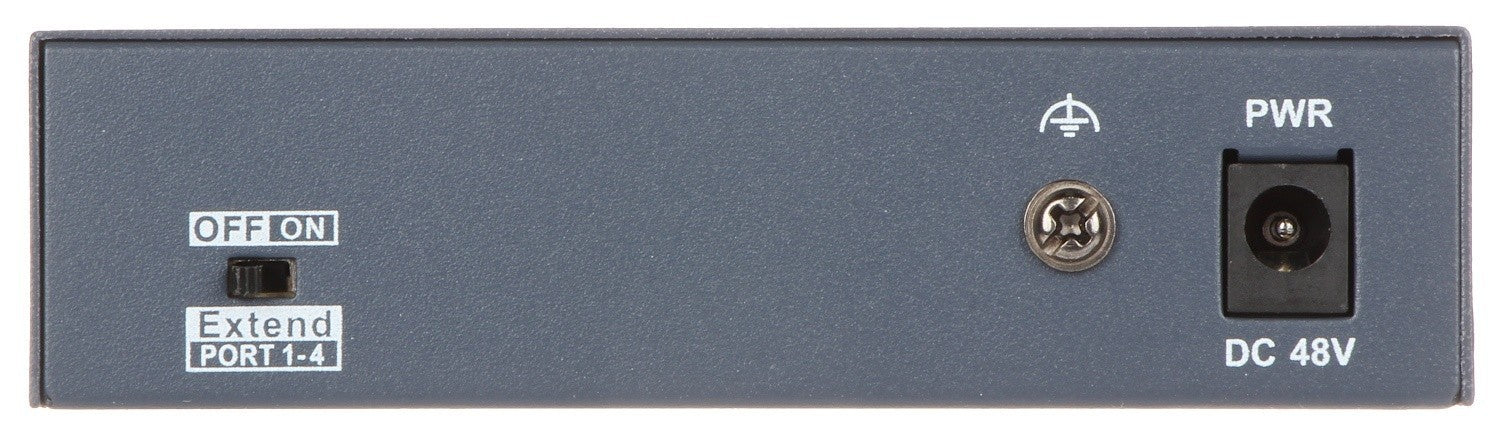 Hikvision DS-3E0105P-E(B) Commutateur POE Fast Ethernet non géré 4 ports