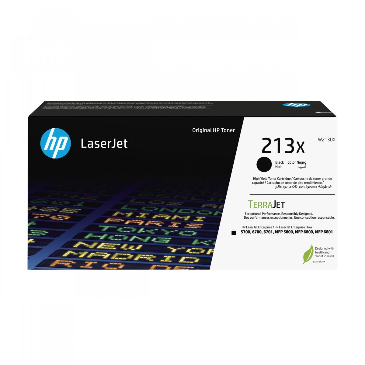 HP 213X Black Original LaserJet Toner Cartridge