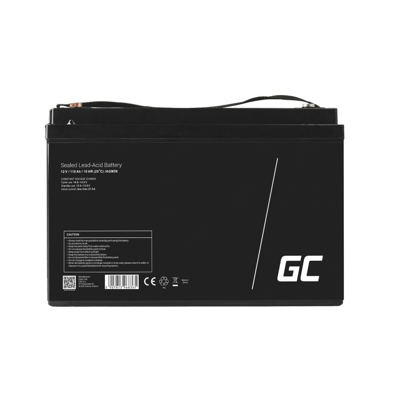 Green Cell AGM Battery 12V 110Ah