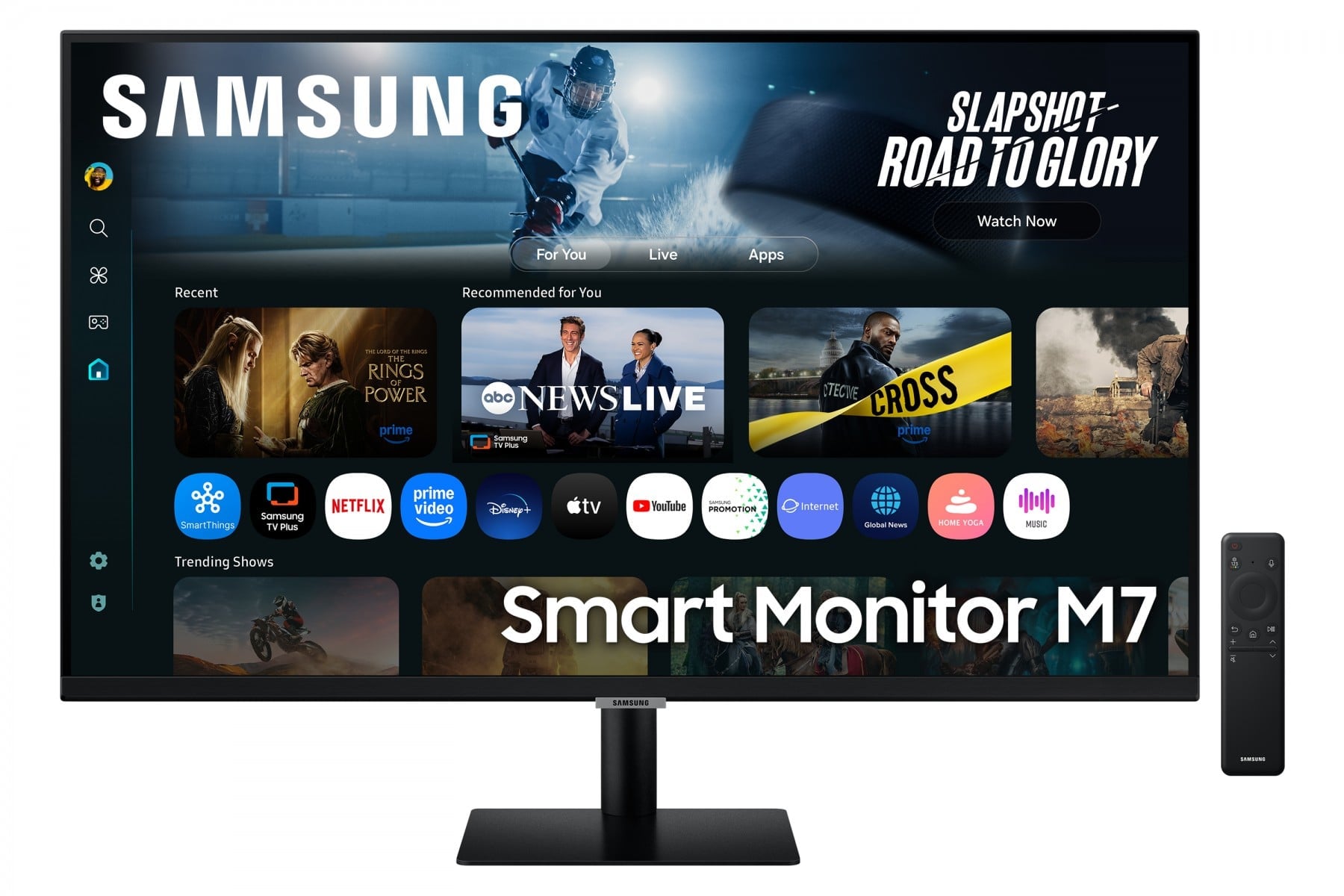SAMSUNG LS32FM702 Nouveau Smart Moniteur M7 avec IA  M- UHD 4K- USB-C wifi intégré