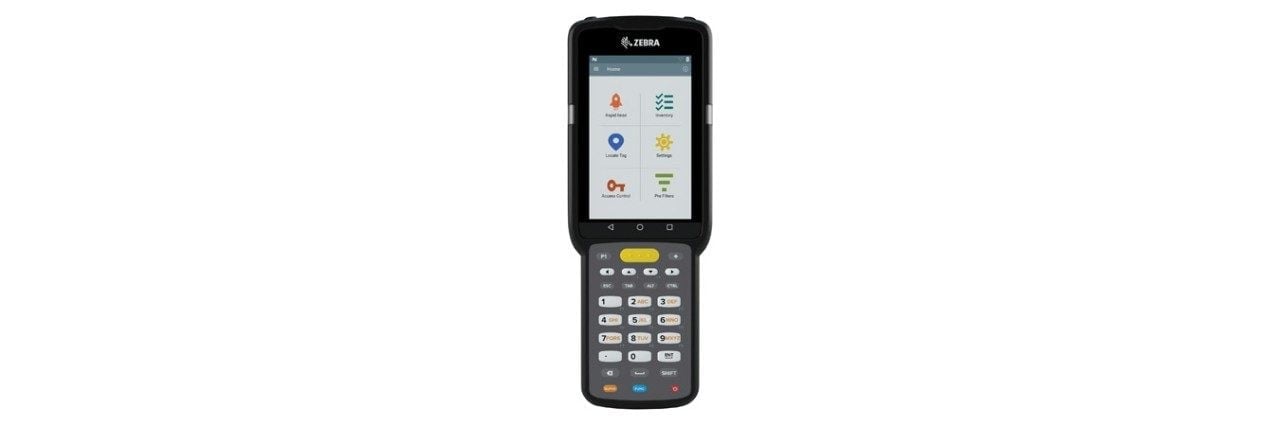 "Zebra MC3390xR ordinateur portable de poche 10,2 cm (4"") 800 x 480 pixels Écran tactile 769 g Noir"