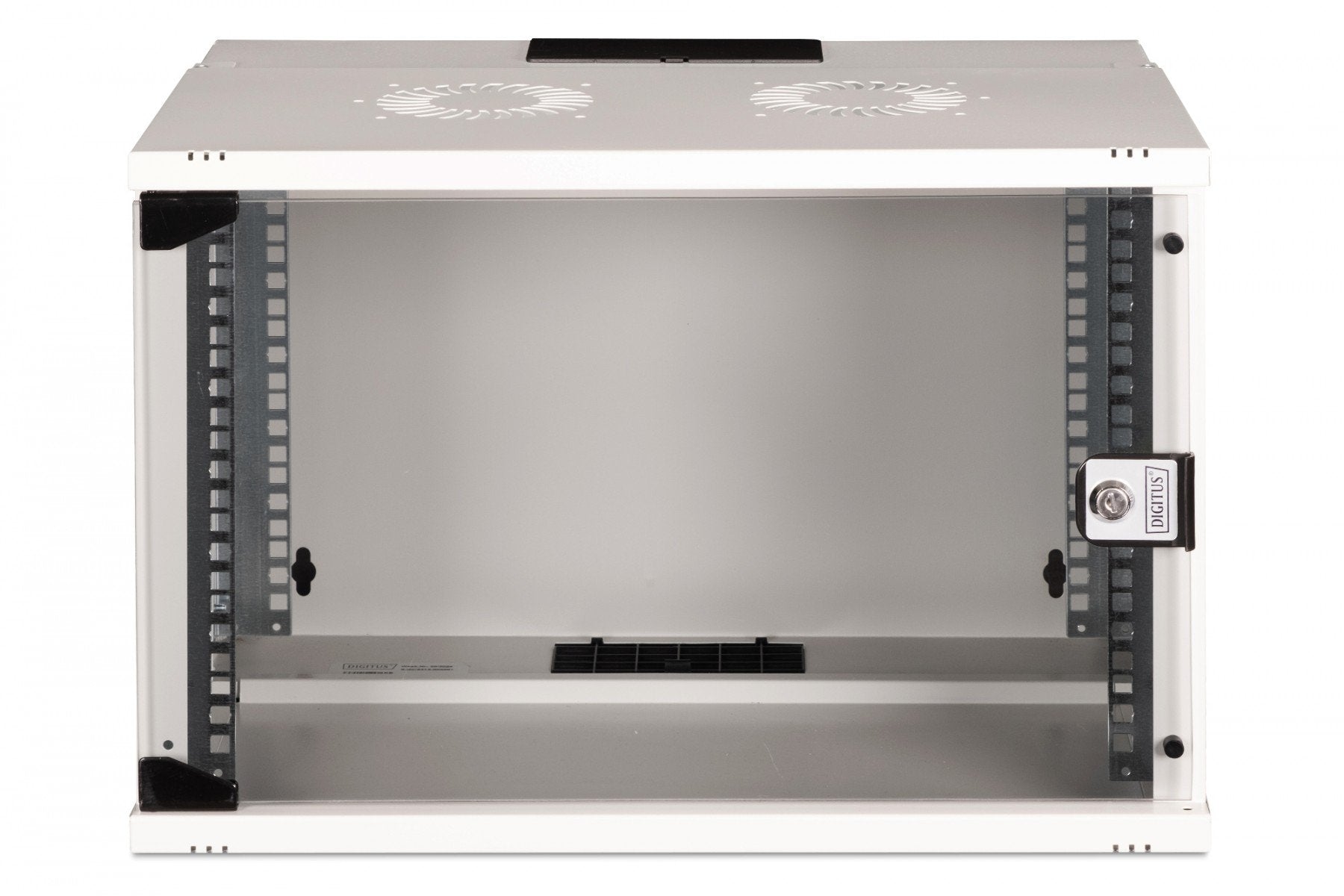 "Armoire réseau murale 19"" 7U, SOHO PRO 370 x 540 x 400 mm, porte en verre, gris, non assemblée, 60 kg"