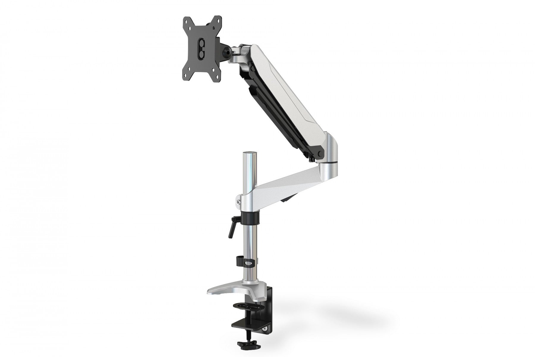 "Digitus DA-90351 support d'écran plat pour bureau 68,6 cm (27"") Noir, Argent"
