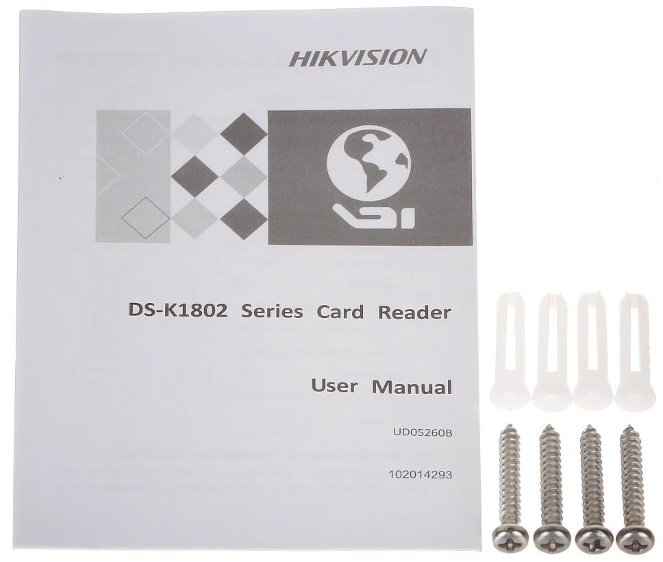 Hikvision DS-K1802EK Lecteur de cartes Value 1802 (EM & MF & Clavier)