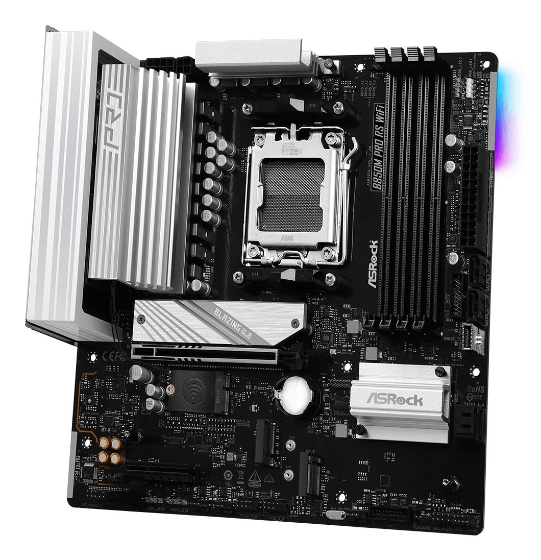 ASRock 90-MXBR70-A0UAYZ Carte mere B850M Pro RS WiFi DDR5 Support PCIe 5.0