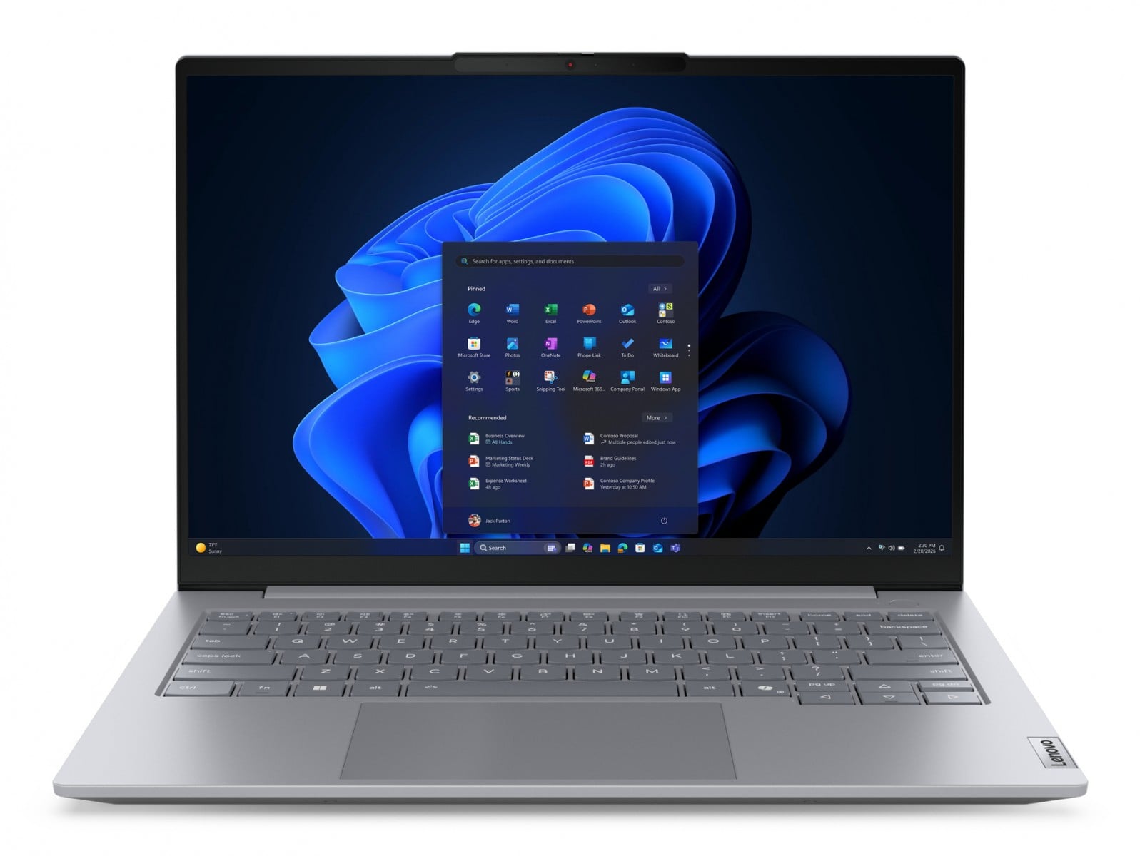 "Lenovo ThinkBook 14 G9 AHP AMD Ryzen™ 5 220 Ordinateur portable 35,6 cm (14"") WUXGA 16 Go DDR5-SDRAM 512 Go SSD Wi-Fi 7 (802.11be) Windows 11 Pro Nordique Gris"