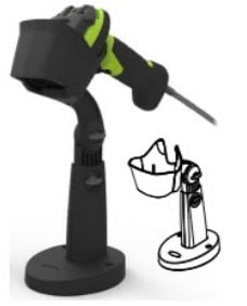 Zebra STND-AS0036-07 - Lecteur de code-barres - Support passif - Intérieure - Noir