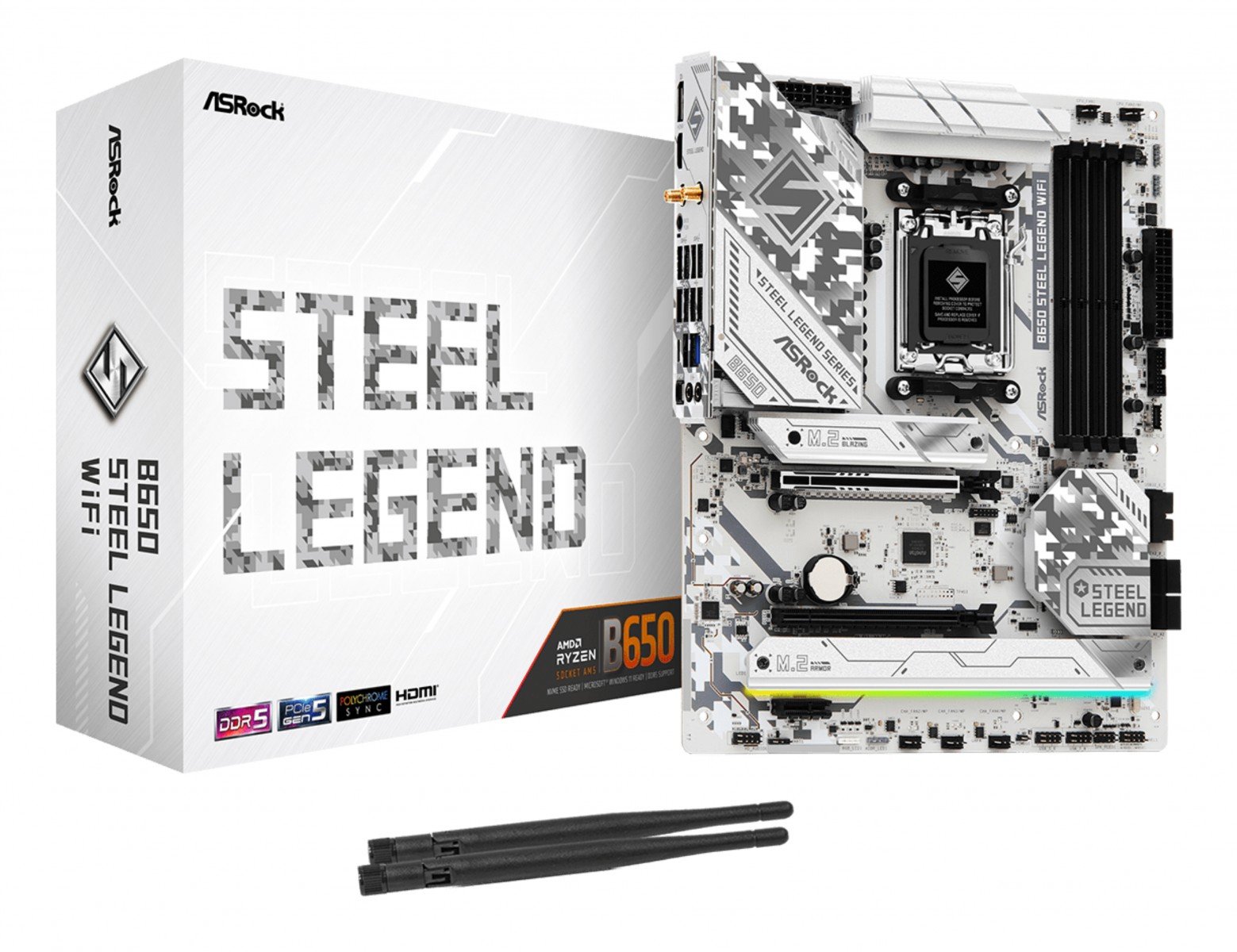 Asrock B650 Steel Legend WiFi AMD B650 Emplacement AM5 ATX