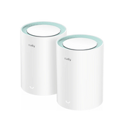 Cudy M1300 2-PACK systeme Wi-Fi maillé Bi-bande (2,4 GHz / 5 GHz) Wi-Fi 5 (802.11ac) Blanc 1 Interne