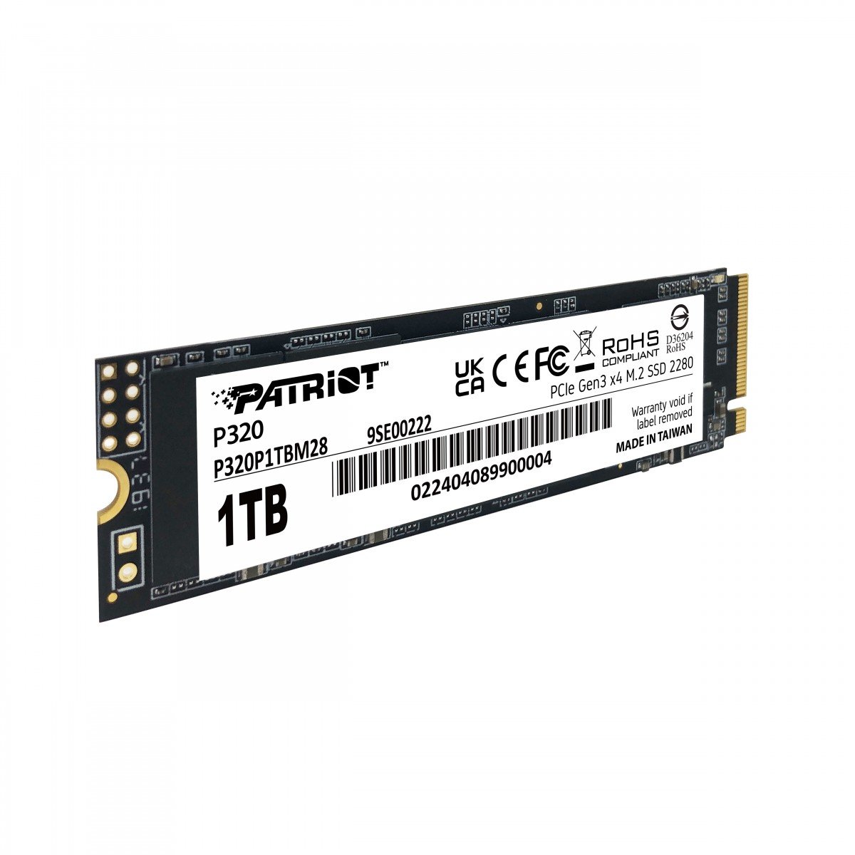 Patriot Memory P320 1 To M.2 PCI Express 3.0 NVMe