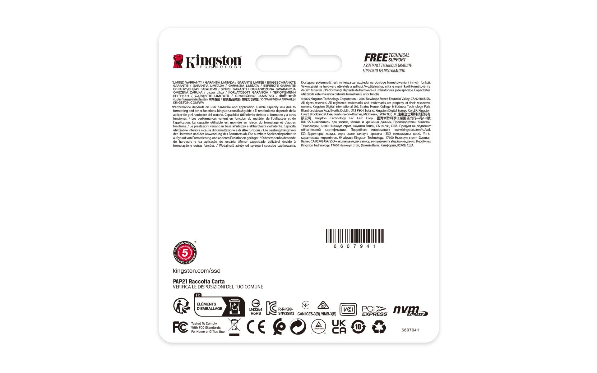 KINGSTON 1000Go NV3 M.2 2230 PCIe 4.0 NVMe SSD