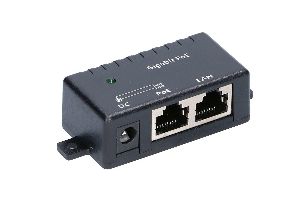 Extralink Injecteur PoE Gigabit 1 Port | 1x 1000Mb/s RJ45, Bloc