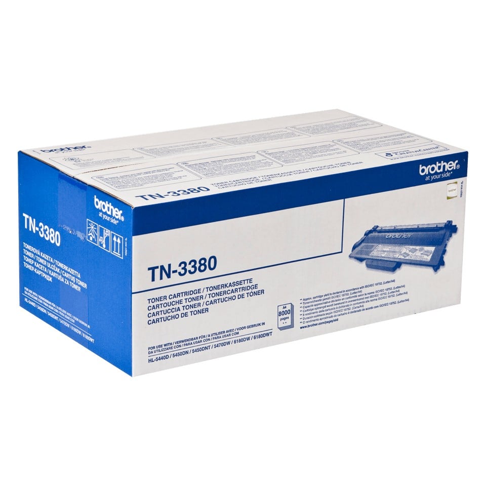 BROTHER TN-3380 toner noir haute capacité 8.000 pages pack de 1