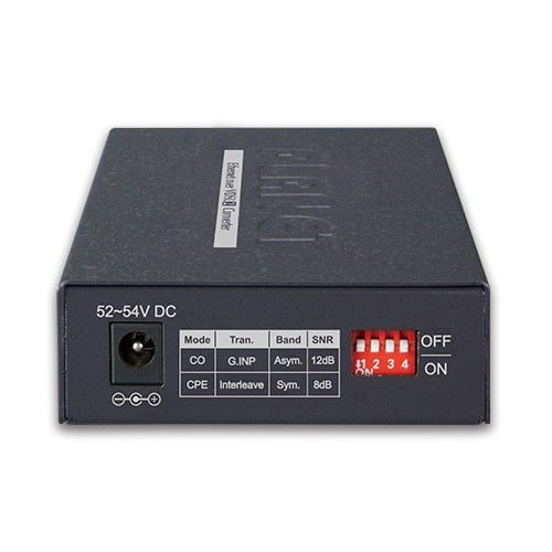 PLANET VC-231GP convertisseur de support réseau 1000 Mbit/s Noir