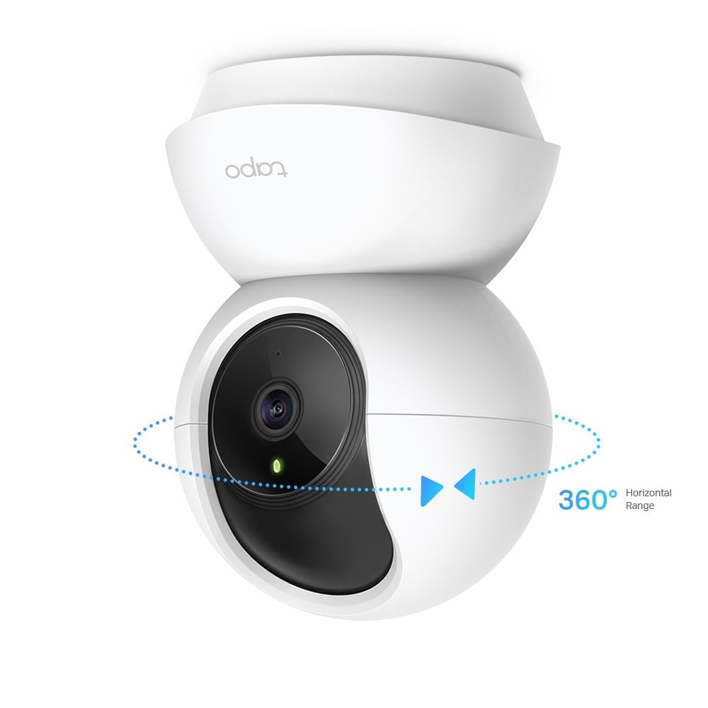 TP-LINK Tapo C210 Pan/Tilt Security WiFi Camera 3MP 2.4GHz Horizontal 360 microSD slot FFS Night vision