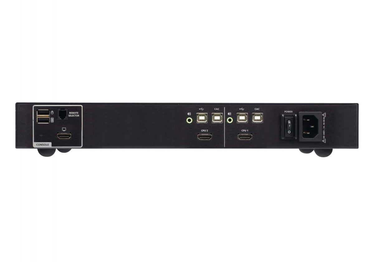 Aten CS1182H4C-AT-G 2P USB HDMI Simple Écran PP4 SécuriséCommutateur KVM with CAC