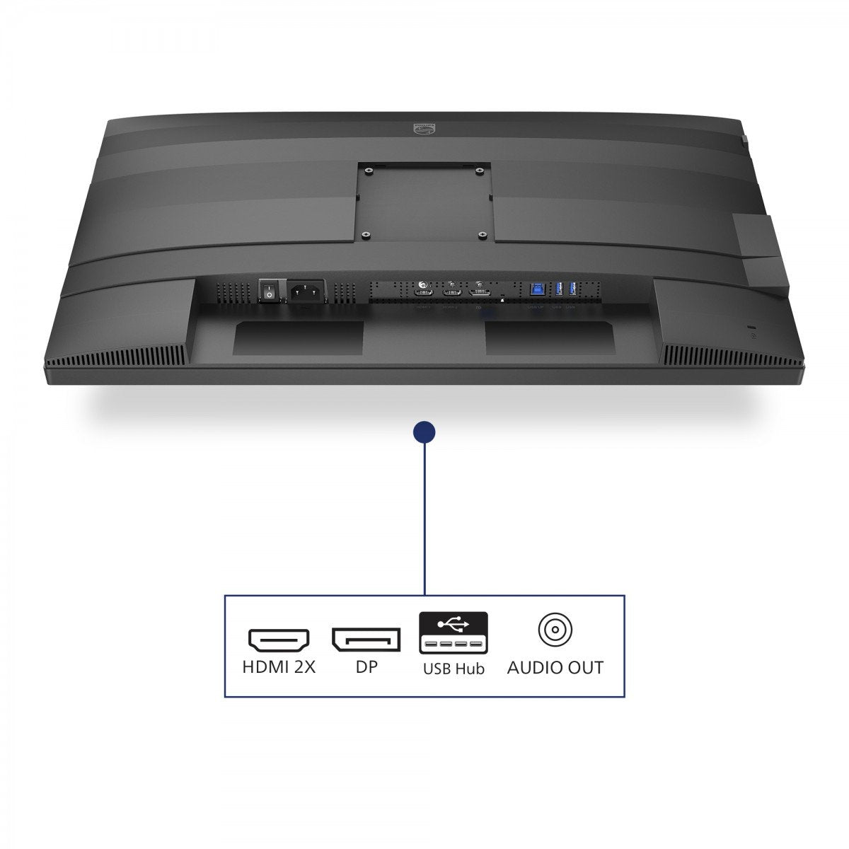 PHILIPS 24B2G5200/00 Ecran 23.8p FHD IPS 75Hz D-SUB HDMI 1.4 DP 1.2