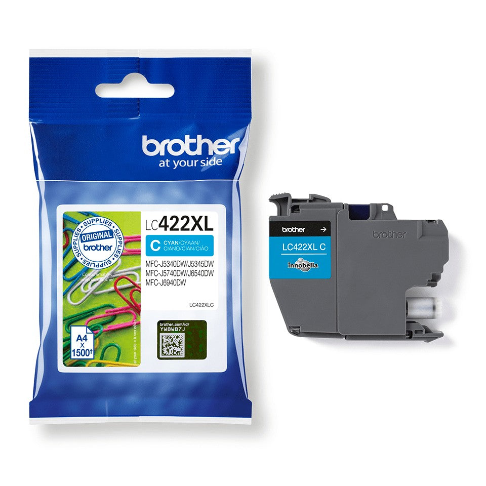 BROTHER LC422XLC HY Ink Cartridge For BH19M/B Compatible with MFC-J5340DW MFC-J5740DW MFC-J6540DW MFC-J6940DW 1500 pages
