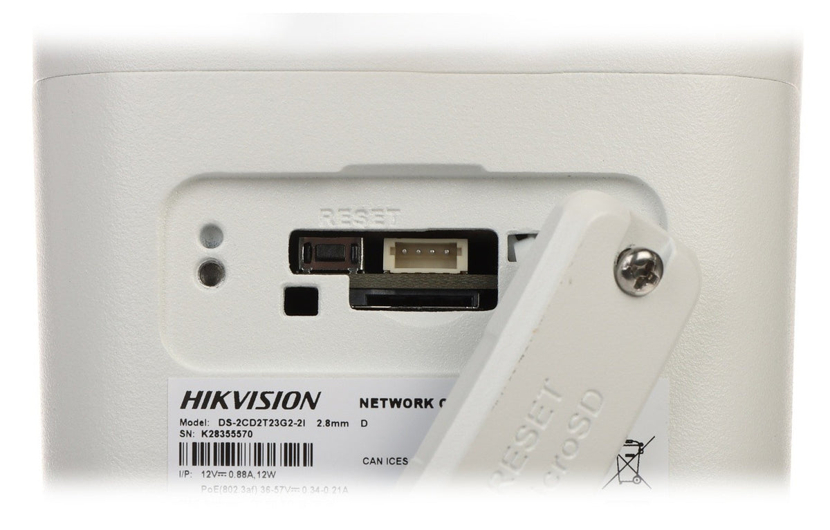 Hikvision DS-2CD2T86G2H-2I(2.8mm)(eF) Caméra réseau Bullet fixe 8 MP alimentée par Darkfighter