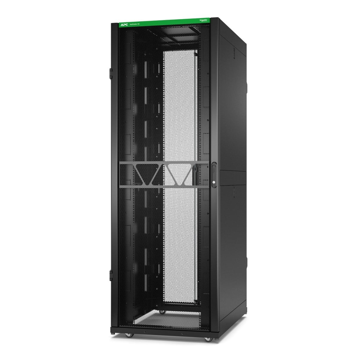 APC NetShelter SX Gen 2 Rack cabinet 2124H x 750W x 1070D mm with sides floor-standing Black 42U 19 TAA Compliant
