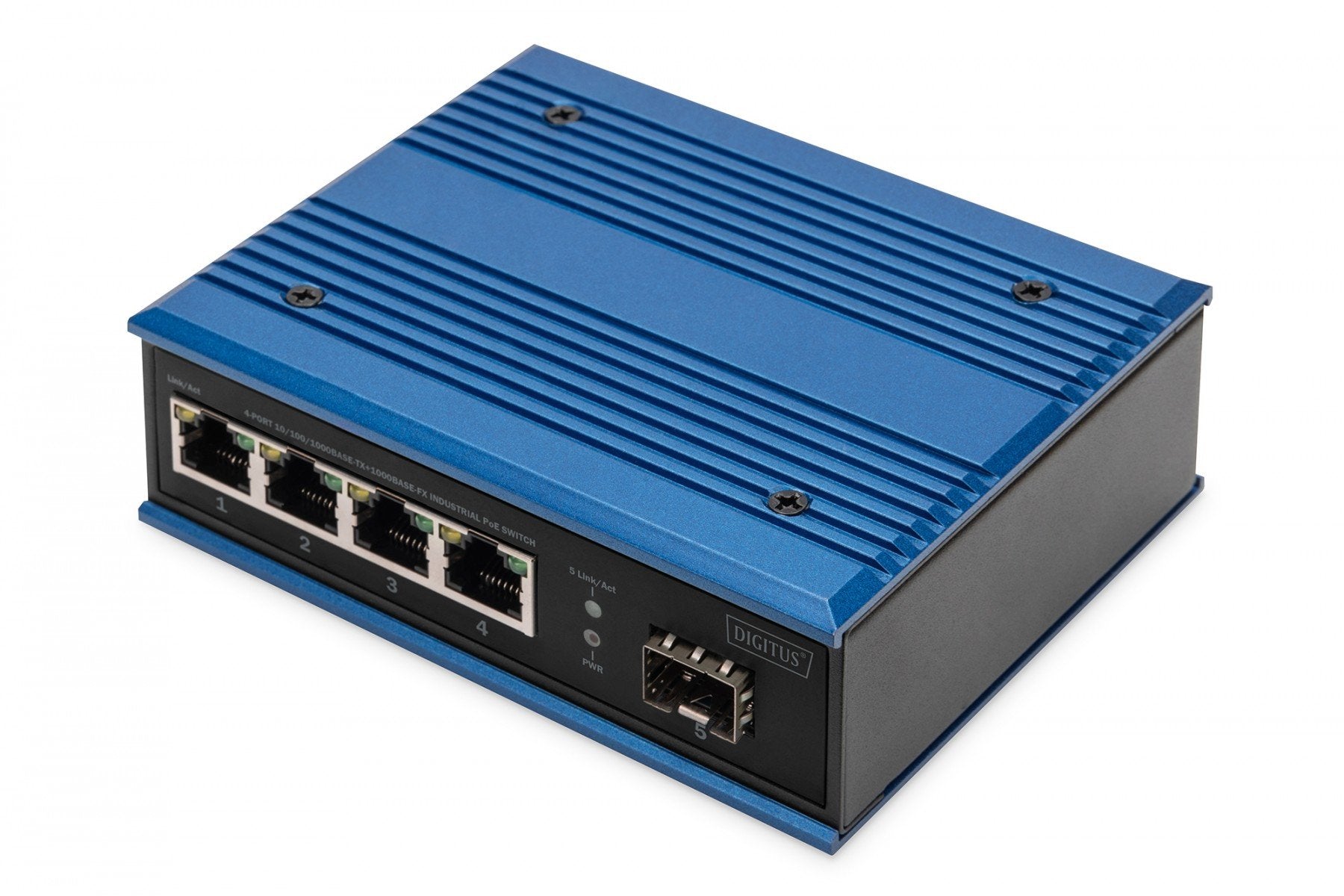 Digitus DN-651135 commutateur réseau Non-géré Gigabit Ethernet (10/100/1000) Noir, Bleu