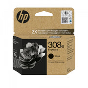 HP 308e EvoMore Black Original Ink Cartridge cartouche d'encre 1 piece(s) Rendement standard