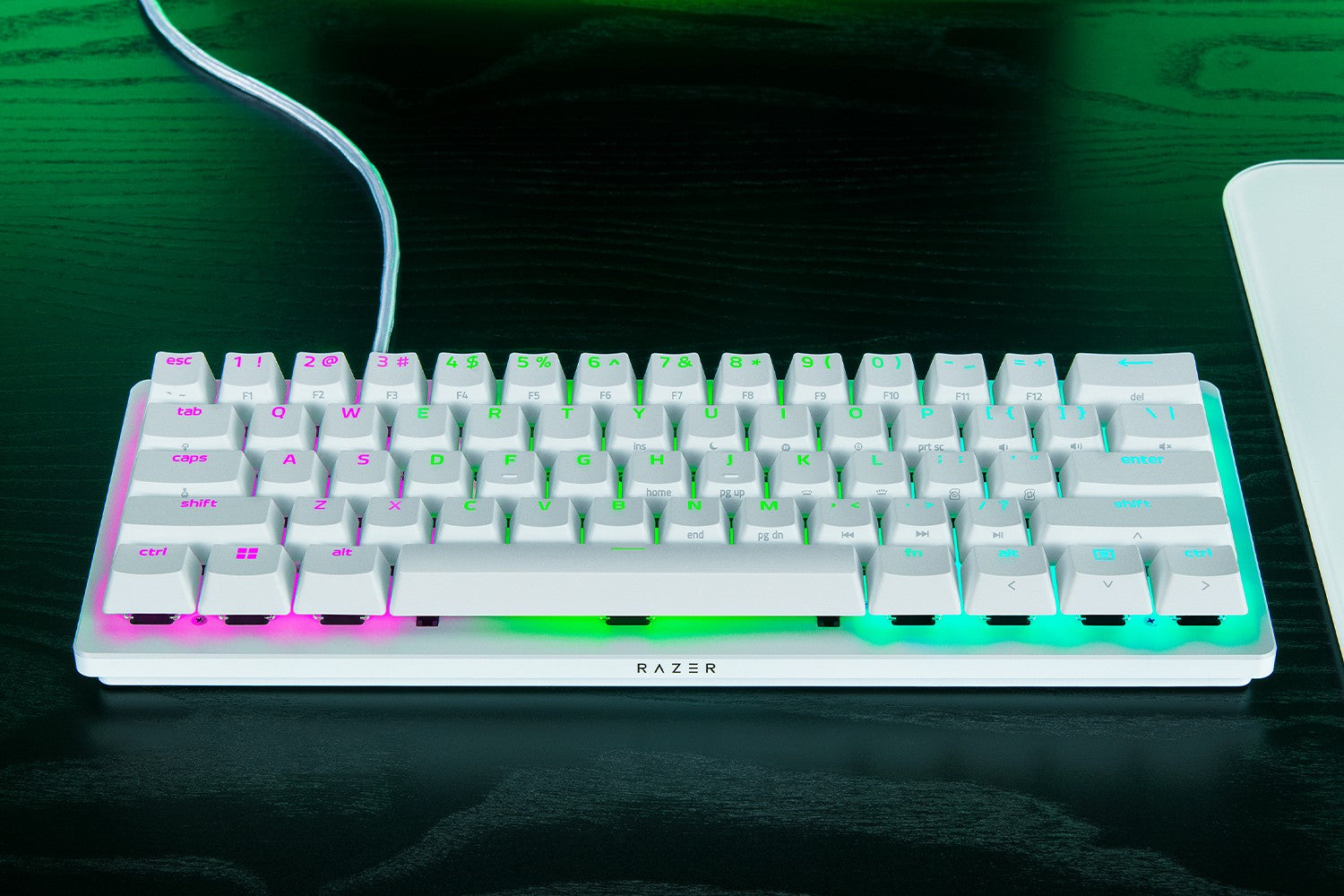 Razer Huntsman V3 Pro clavier Gaming USB QWERTY Blanc