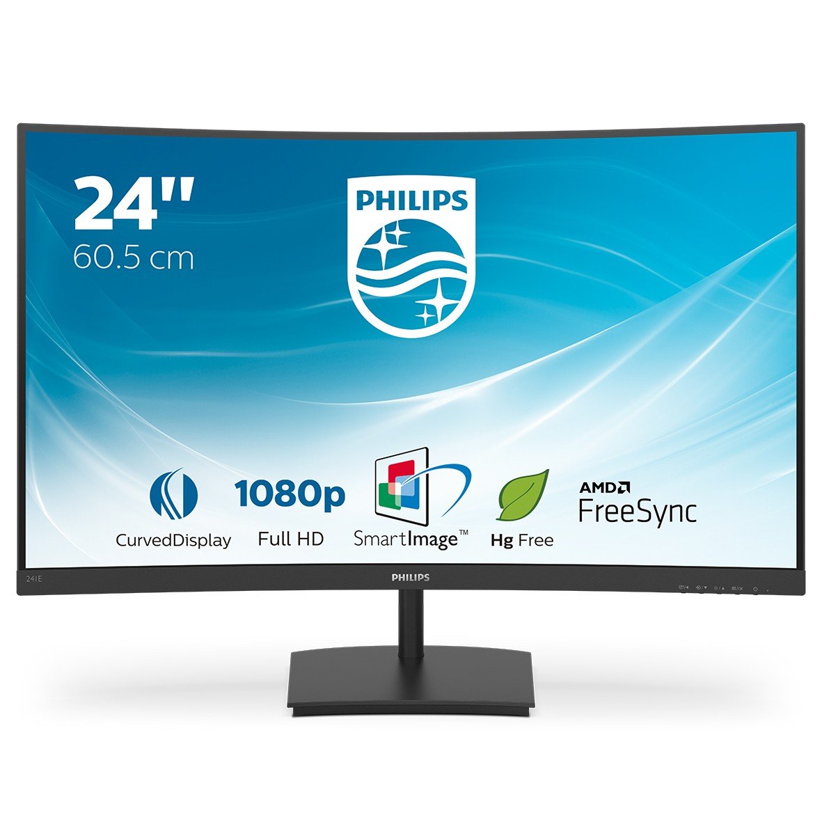 "Philips E Line 241E1SC/00 LED display 59,9 cm (23.6"") 1920 x 1080 pixels Full HD Noir"