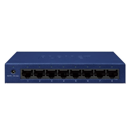 PLANET GSD-803 commutateur réseau Gigabit Ethernet (10/100/1000) Bleu