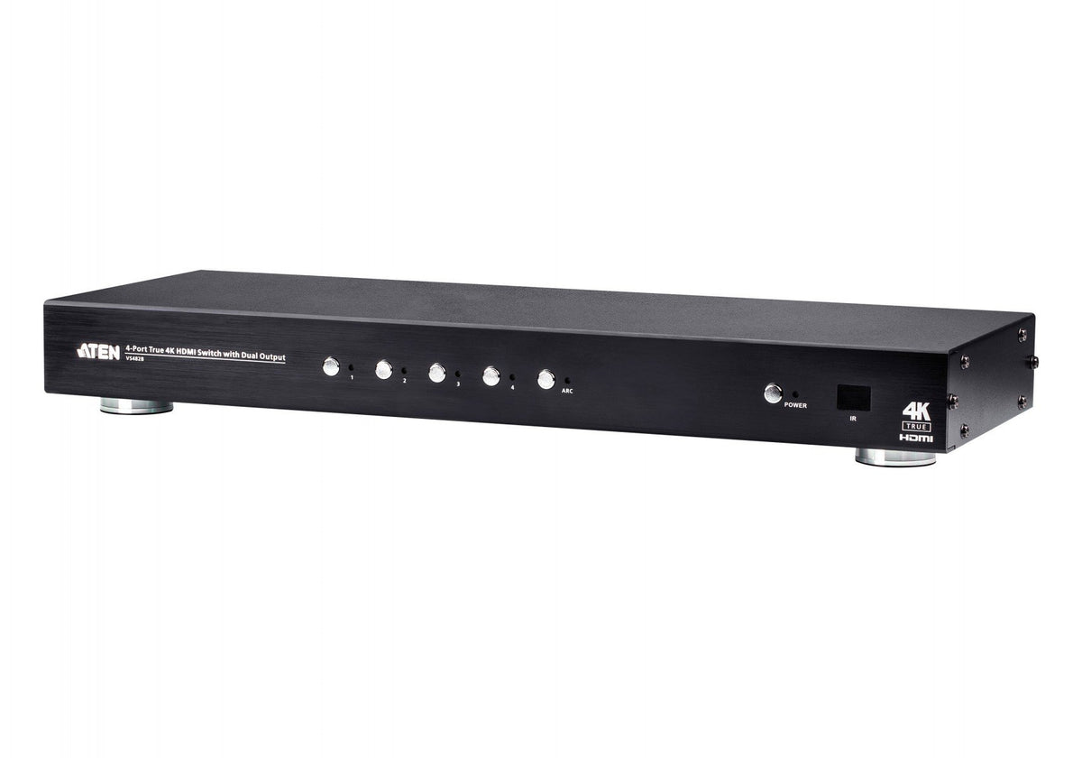 ATEN VS482B-AT-G - HDMI - Noir - Métal - 60 Hz - 3 m - 3840 x 2160,4096 x 2160